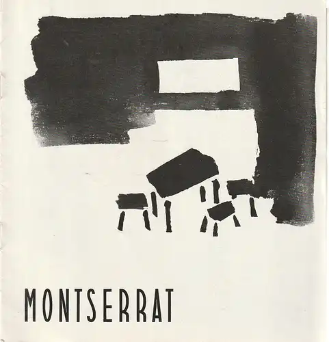 Mecklenburgisches Staatstheater Schwerin, Rudi Kostka, Wolfgang Wöhlert: Programmheft Emmanuel Robles MONTSERRAT Premiere 11. Dezember 1964 Spielzeit 1964 / 65 Heft 12. 