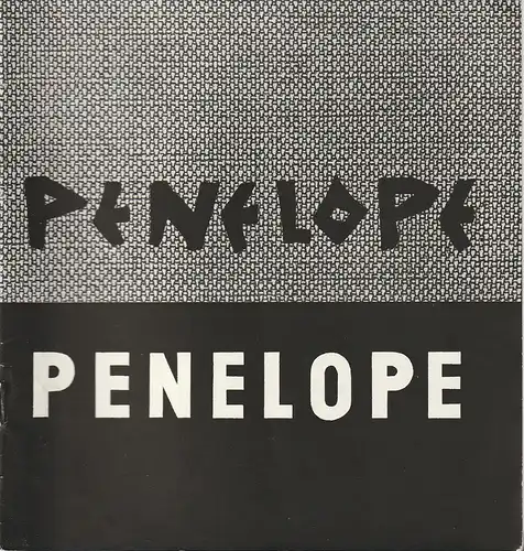 Mecklenburgisches Staatstheater Schwerin, Erwin Bugge, Eginhard Röhlig: Programmheft Rolf Liebermann PENELOPE Premiere 16. Juni 1964 Spielzeit 1963 / 64 Heft 31. 