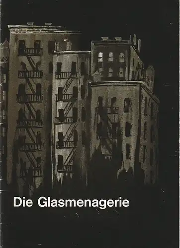 Renaissance-Theater: Programmheft Tennessee Williams DIE GLASMENAGERIE Spielzeit 1964 / 65. 