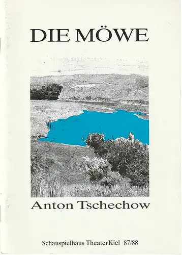 Theater Kiel, Bühnen der Landeshauptstadt Kiel, Dr. Volkmar Clauß, Rita Thiele: Programmheft Anton Tschechow DIE MÖWE Premiere 15. Januar 1988 Spielzeit 1987 / 88. 