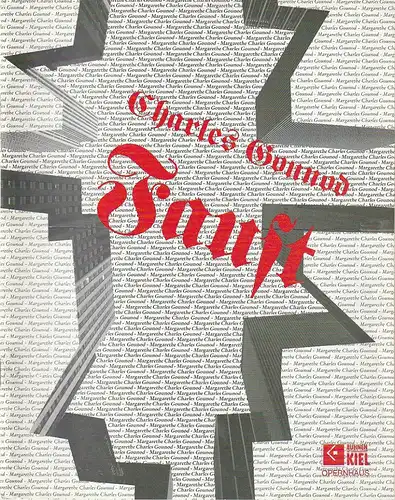 Opernhaus Kiel, Bühnen der Landeshauptstadt Kiel, Raymund Richter, Peter Dannenberg, Andreas K. W. Meyer: Programmheft Charles Gounod FAUST Premiere 9. Mai 1993 Spielzeit 1992 / 93. 