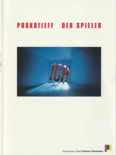 Staatstheater Wiesbaden, Achim Thorwald, Margrit Poremba, Barbara Aumüller ( Probenfotos ): Programmheft Sergej Prokofieff DER SPIELER Premiere 16. September 2001 Spielzeit 2001 / 02. 