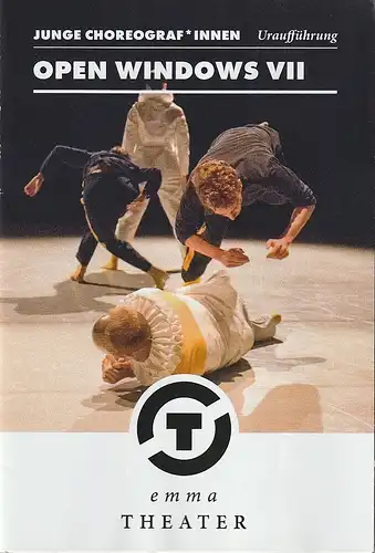 Städtische Bühnen Osnabrück, Dr. Ralf Waldschmidt, Theresa Sophie Leopold, Uwe Lewandowski ( Probenfotos ): Programmheft Uraufführung  Junge Choreografen /innen OPEN WINDOWS VII 8. Juni 2019 Emma-Theater Spielzeit 2018 / 19. 