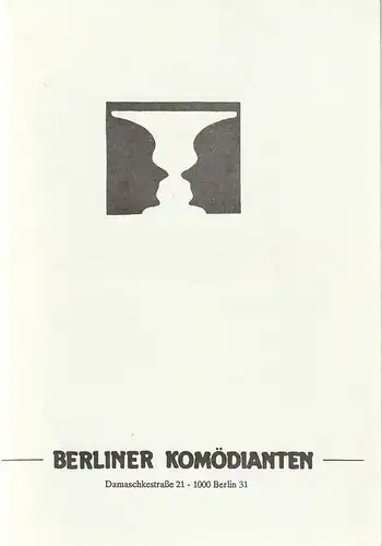 Berliner Komödianten, L. Brenner, F. Janssen: Programmheft HABEN SIE SCHON MAL IM FAHRSTUHL GEKÜSST ?. 