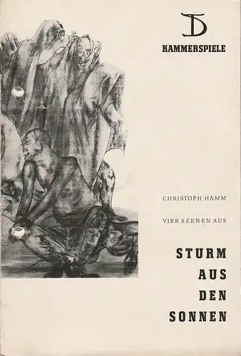 Deutsches Theater Staatstheater, Wolfgang Langhoff: Programmheft STURM AUS DEN SONNEN / DIE INSEL GOTTES Spielzeit 1960 / 61 Heft 2. 