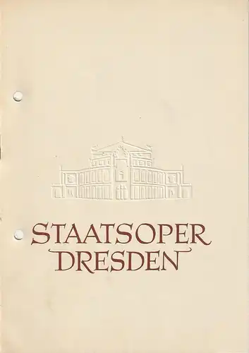 Staatsoper Dresden, Heinrich Allmeroth, Eberhard Sprink, Jürgen Beythien: Programmheft Stanislaw Moniuszko HALKA Premiere 4. Juni 1958 Großes Haus  Blätter der Staatsoper Dresden Spielzeit 1957 / 58  Heft Reihe A Nr. 7. 