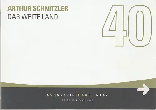 Vereinigte Bühnen Graz, Karen Stone, Matthias Fontheim, Marie-Luise Rötzer, Peter Manninger ( Probenfotos ): Programmheft Arthur Schnitzler DAS WEITE LAND Premiere 27. September 2002 Schauspielhaus Spielzeit 2002 / 2003. 