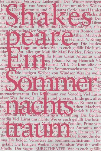 Burgtheater GesmbH, Klaus Bachler, Sebastian Huber, Britta Kampert: Programmheft William Shakespeare EIN SOMMERNACHTSTRAUM Premiere 7. Jänner 2007 Spielzeit 2006 / 2007 Heft 151. 