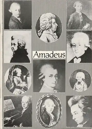 Theater Stralsund, Siegfried Böttger, Diana Anders, Christiane Domroese: Programmheft Peter Shaffer AMADEUS Premiere 20. Januar 1983 Spielzeit 1982 / 83 Heft 8. 