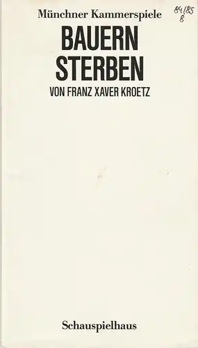 Düsseldorfer Schauspielhaus, Anna Badora, Mathias Eichhorn, Ingoh Brux, Michael Volk, Antje Johanning, Michael Pieck, Sonja Rothweiler: Programmheft Urs Widmer TOP DOGS Premiere 27. Septembern 1997 Kleines Haus Spielzeit 1997 / 98. 