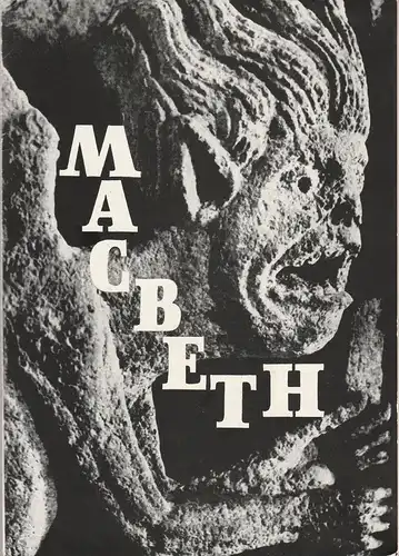 Städtische Theater Leipzig, Karl Kayser, Hans Michael Richter, Walter Bankel, Isolde Hönig: Programmheft William Shakespeare MACBETH Premiere 11. Mai 1967 Spielzeit 1966 / 67 Heft 26. 