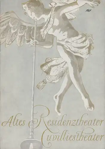 Bayerisches Staatsschauspiel, Helmut Henrichs, Ernst Wendt: Programmheft Moliere DER GEIZIGE Premiere 29. Oktober 1967 Altes Residenztheater Cuvillies Theater. 