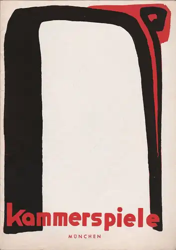 Münchner Kammerspiele, Hans Schweikart, Wolfgang Zimmermann, Hildegard Steinmetz: Programmheft Jean Anouilh JEANNE Premiere 10. Juli 1955 Spielzeit 1954 / 55 Heft 11. 