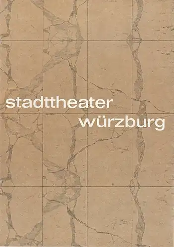 Stadttheater Würzburg, Herbert Decker, Hermann Koch, Wolf-Dieter Wild, E. Hahn ( Szenenfotos ): Programmheft Anton Tschechow DER KIRSCHGARTEN 16. April 1969 Spielzeit 1968 / 69 Heft 7. 