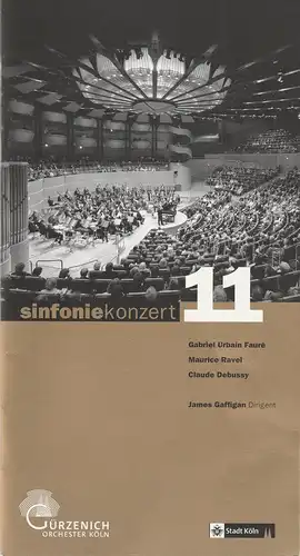 Gürzenich-Orchester Köln, Birgit Heinemann, Christiane Morgenstern, Matthias Corvin: Programmheft SINFONIEKONZERT 11  25. Mai 2008 Kölner Philharmonie. 