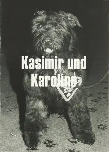 Münchner Volkstheater, Christian Stückl, Volker Bürger: Programmheft Ödön von Horvath KASIMIR UND KAROLINE Premiere 24. September 2004 Spielzeit 2004 / 2005 Heft 1. 