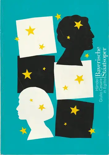 Bayerische Staatsoper, Peter Jonas, Hanspeter Krellmann, Krista Thiele, Anette Unger: Programmheft Händel GIULIO CESARE IN EGITTO Premiere 21. März 1994 Nationaltheater München Spielzeit 1993 / 94. 