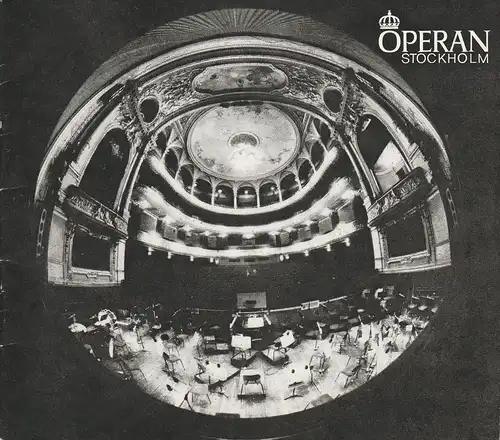 XXI. Berliner Festtage 1977, Deutsche Staatsoper Berlin, Werner Otto, Wolfgang Jerzak: Programmheft Georges Bizet CARMEN. Gastspiel der Königlichen Oper Stockholm. 