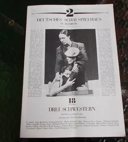 Deutsches Schauspielhaus in Hamburg, Niels-Peter Rudolph, Karl-Ernst Herrmann: THEATERZEITUNG 2 Spielzeit 1980 / 1981. 