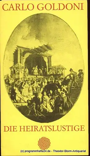 Goldoni Carlo, Soleri Ferruccio: Die Heiratslustige. La Castalda. Premiere 24. Mai 1973 Deutsches Schauspielhaus in Hamburg. 