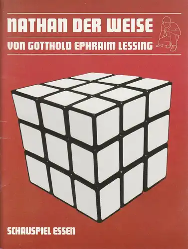 Theater und Philharmonie Essen, Schauspiel Essen, Berger Bergmann, Anselm Weber, Anna Haas, Janna Balke, Birgit Hupfeld ( Probenfotos ): Programmheft Gotthold Ephraim Lessing NATHAN DER WEISE Premiere 15. Mai 2010 Grillo Theater Spielzeit 2009 / 2010. 