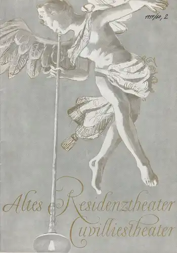 Bayerisches Staatsschauspiel, Helmut Henrichs, Walter Haug: Programmheft  DER MISANTHROP. Schauspiel von Moliere Premiere 30. November 1959 Altes Residenztheater Cuvillies-Theater Spielzeit 1959 / 60 Heft 2. 