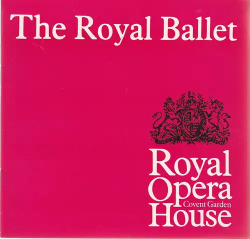 The Royal Ballett, The Royal Opera House Covent Garden London, Kulturdirektion Berlin, Künstler-Agentur der DDR, Volkmar Draeger, Wolfgang Kühnelt: Programmheft Jules Massenet MANON Gastspiel in der Deutschen Staatsoper Berlin 1. Mai 1985. 