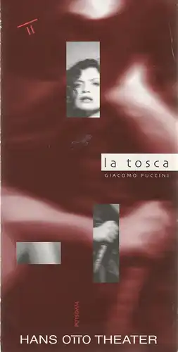 Hans Otto Theater Potsdam, Stephan Märki, Michael Dißmeier, Annika Knab: Programmheft Giacomo Puccini LA TOSCA Premiere 10. März 1995 Theaterhaus Am Alten Markt. 