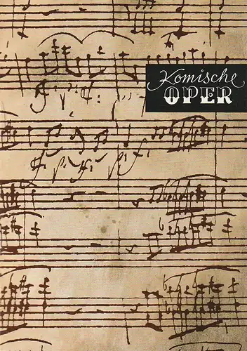 Komische Oper Berlin, Stephan Stompor, Martin Vogler: Programmheft 2. SINFONIEKONZERT DES ORCHESTERS DER  KOMISCHEN OPER 7. Dezember 1967 Spielzeit 1967 / 68. 