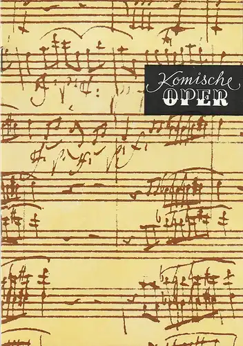 Komische Oper Berlin, Gerhard Müller, Frank Schneider, Dietrich Kaufmann: Programmheft 5. SINFONIEKONZERT DES ORCHESTERS DER  KOMISCHEN OPER 30. Januar 1986 Spielzeit 1985 / 86. 