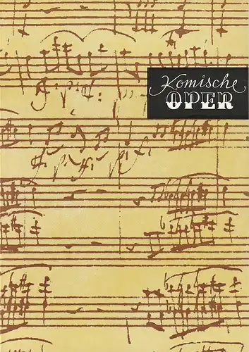 Komische Oper Berlin, Gerhard Müller, Frank Schneider, Dietrich Kaufmann, Waltraud Reinwald: Programmheft 8. SINFONIEKONZERT DES ORCHESTERS DER  KOMISCHEN OPER 17. Mai 1990 Spielzeit 1989 / 90. 