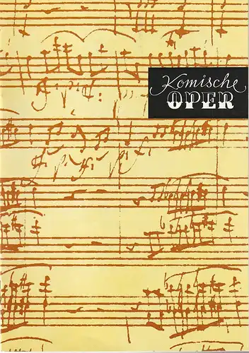 Komische Oper Berlin, Gerhard Müller, Frank Schneider, Dietrich Kaufmann, W. Reinwald: Programmheft 3. SINFONIEKONZERT DES ORCHESTERS DER  KOMISCHEN OPER 13. Dezember 1990 Spielzeit 1990 / 91. 