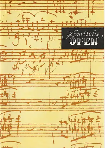 Komische Oper Berlin, Gerhard Müller: Programmheft BROADWAY MELODIES Mein Leben mit dem Musical Marcel Prawy 18. Mai 1991 Spielzeit 1990 / 91. 