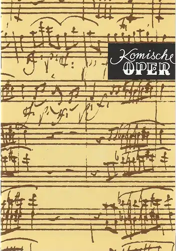 Komische Oper Berlin, Albert Kost,  Gerhard Müller, Dietrich Kaufmann: Programmheft 2. SINFONIEKONZERT DES ORCHESTERS DER  KOMISCHEN OPER 20. Oktober 1994 Spielzeit 1994 / 95. 