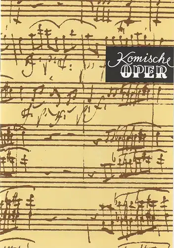 Komische Oper Berlin, Albert Kost,  Gerhard Müller: Programmheft WEIHNACHTSKONZERT KAMMERORCHESTER DER KOMISCHEN OPER 23. Dezember 1994 Spielzeit 1994 / 95. 