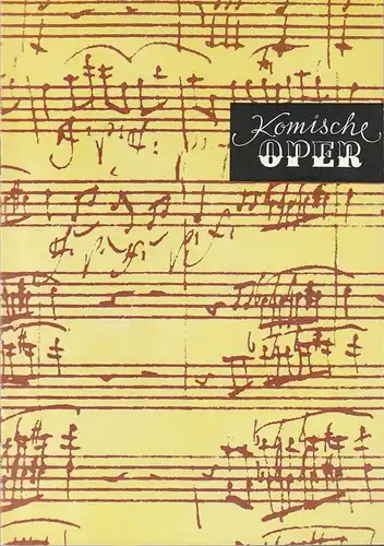 Komische Oper Berlin, Gerhard Müller  Frank Schneider, Dietrich Kaufmann: Programmheft SONDERKONZERT STADTSINGECHOR HALLE / CAMERATA MUSICA 12. Dezember 1982 Spielzeit 1982 / 83. 