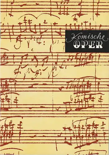 Komische Oper Berlin, Gerhard Müller, Frank Schneider, Dietrich Kaufmann: Programmheft 8. SINFONIEKONZERT DES ORCHESTERS DER  KOMISCHEN OPER 24. Mai 1984 Spielzeit 1983 / 84. 