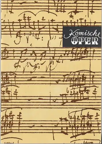 Komische Oper Berlin, Gerhard Müller: Programmheft OSTERKONZERT 1. April 1994 Spielzeit 1993 / 94. 