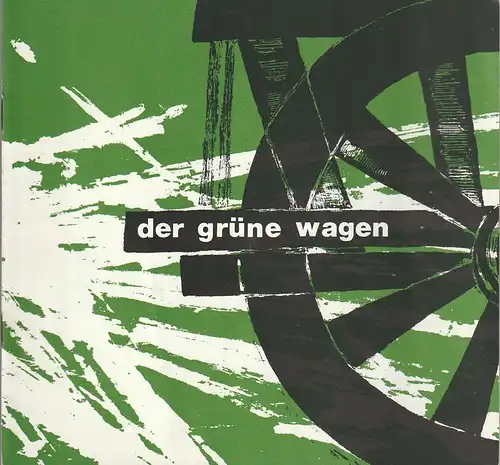 Der Grüne Wagen, Alexander E. Franke, Günther Fuhrmann, Jürg Medicus: Programmheft Eugene O'Neill EINES LANGEN TAGES REISE IN DIE NACHT Spielzeit 1963 / 64 Heft 1. 