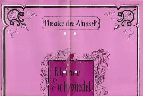 Theater der Altmark Stendal, Ulrich Hammer, Sylke Zimmermann, Maria Teske: Programmheft Robert Stolz KLEINER SCHWINDEL IN PARIS Spielzeit 1985 / 86 Heft 2. 