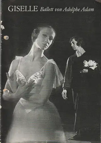 Leipziger Theater, Karl Kayser, Christoph Hamm, Dietrich Wolf: Programmheft Adolphe Adam GISELLE Ballett Premiere 11. März 1975 Spielzeit 1974 / 75 Heft 18. 