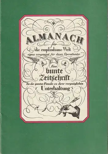 Theater der Bergarbeiter Senftenberg, W. Schmidt, Frank Kämpfer, Bettina Bartz, Andreas Wallat: Programmheft Friedrich von Flotow MARTHA Nr. 4 des Jahres 1984. 