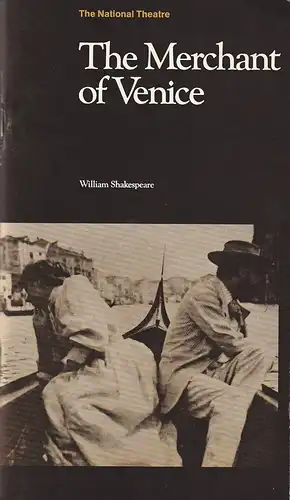 The National Theatre London at The Old Vic: Programmheft William Shakespeare THE MERCHANT OF VENICE Premiere 28. April 1970. 