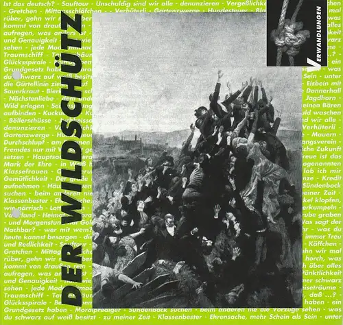 Staatstheater Cottbus, Christoph Schroth, Carola böhnisch, Andreas Wallat: Programmheft Albert Lortzing DER WILDSCHÜTZ Spielzeit 1993 / 94. 