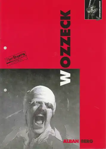 Staatstheater Cottbus, Christoph Schroth, Carola Böhnisch, Andreas Wallat: Programmheft Alban Berg WOZZECK Spielzeit 1993 / 94. 