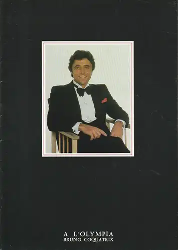 Olympia Bruno Coquatrix: Programmheft SACHA DISTEL SHOW 17 Juin 1980. 