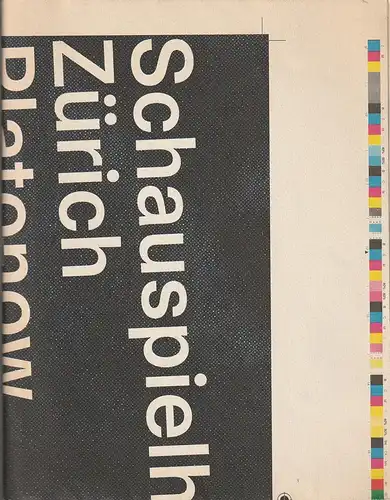 Schauspielhaus Zürich, Barbara Frey, Thomas Jonigk, Eva-Maria Krainz, Cornel Windlin: Programmheft Anton Tschechow PLATONOV Premiere 1. April 2011 im Pfauen Spielzeit 2010 / 11 Heft Nr. 18. 