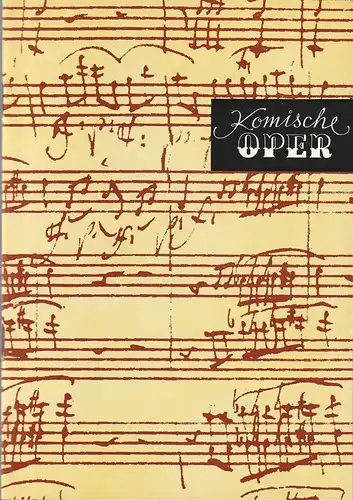 Komische Oper Berlin, Gerhard Müller, Dietrich Kaufmann: Programmheft LIEDERABEND JELENA OBRASZOWA 31. Oktober 1983 Spielzeit 1983 / 84. 