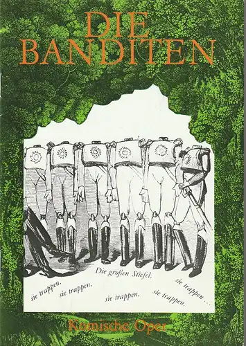 Komische Oper Berlin, Eberhard Schmidt, Hartmut Henning: Programmheft Jacques Offenbach DIE BANDITEN Premiere 1. April 1989. 