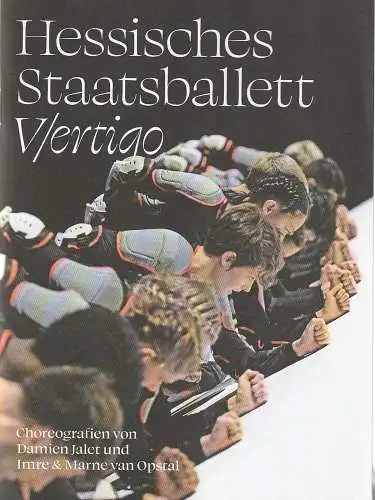 Hessisches Staatsballett, Bruno Heynderickx, Lucas Herrmann: Programmheft Uraufführung BALLETT V / ERTIGO Darmstadt 19. September 2022, Premiere Wiesbaden 28. Oktober 2022 Spielzeit 2022 / 23. 